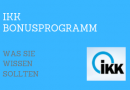 IKK Bonusprogramm IKK Bonusprogramm